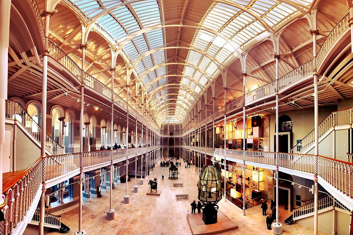 Интерьер Национального музея Шотландии